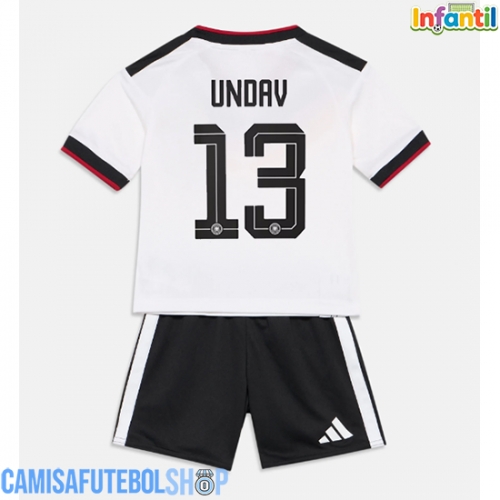 Camisa de time de futebol Alemanha Deniz Undav #13 Replicas 1º Equipamento Infantil Mundo 2026 Manga Curta (+ Calças curtas)
